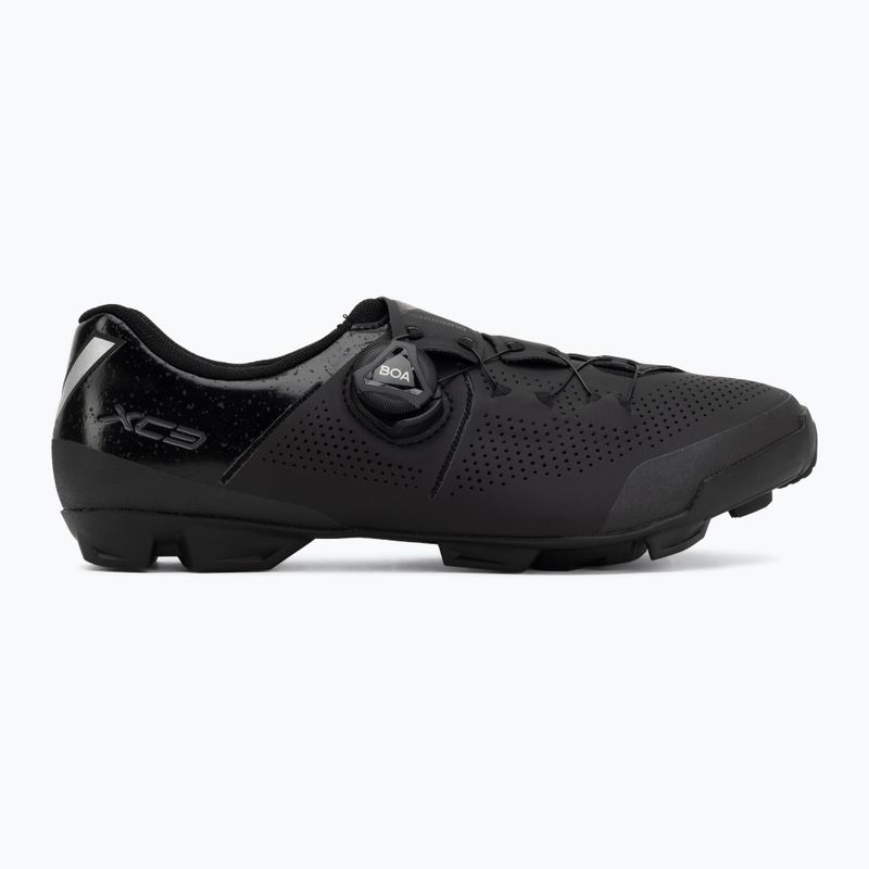 Férfi MTB kerékpáros cipő Shimano SH-XC302 black 2
