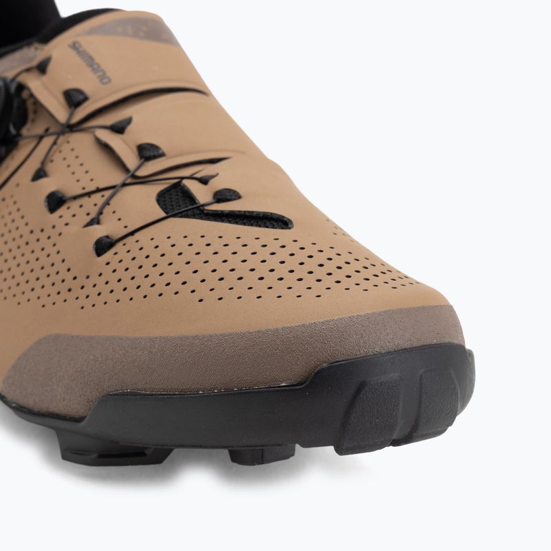 Férfi MTB kerékpáros cipő Shimano SH-XC302 brown 7