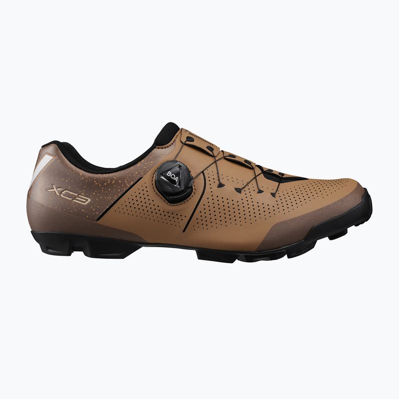 Férfi MTB kerékpáros cipő Shimano SH-XC302 brown 8