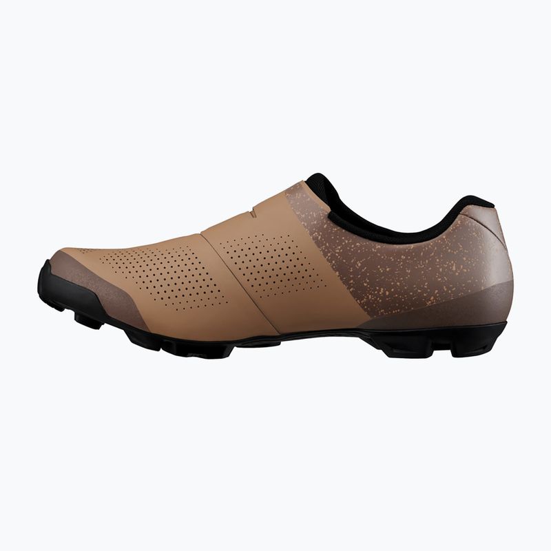 Férfi MTB kerékpáros cipő Shimano SH-XC302 brown 9