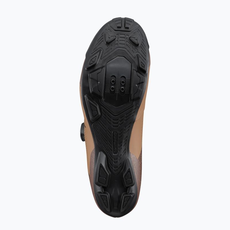 Férfi MTB kerékpáros cipő Shimano SH-XC302 brown 12