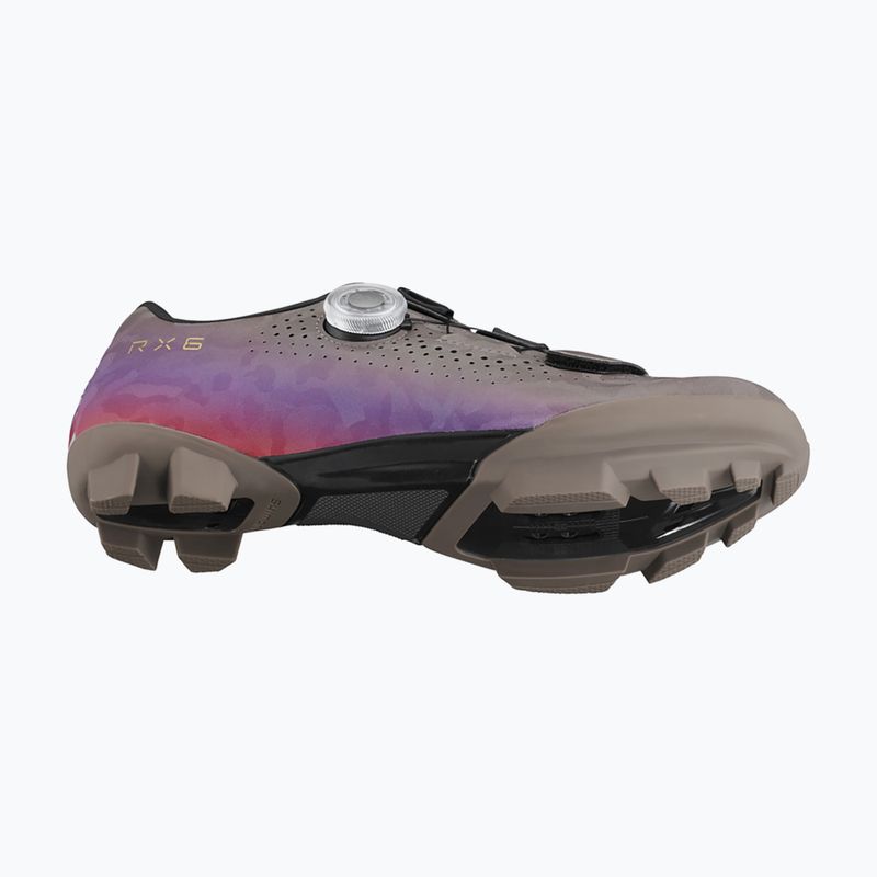 Női gravel cipő Shimano SH-RX600 gray/purple 5