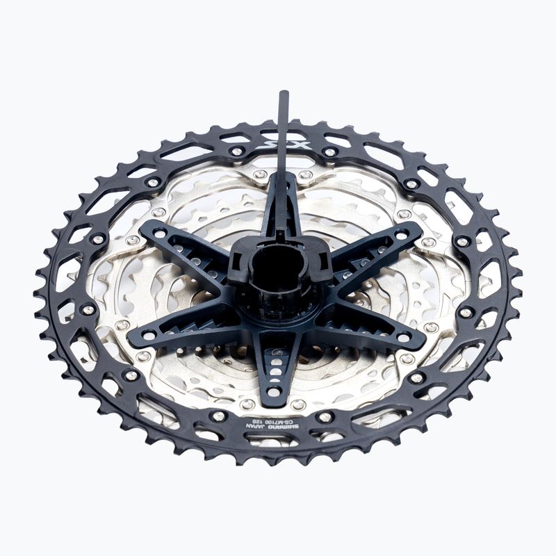 Shimano CS-M7100 12 soros 10-51 ezüst kerékpár kazetta ICMS7100051 2