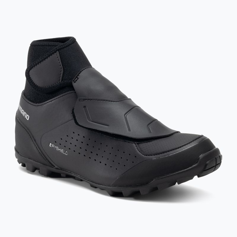 Férfi MTB kerékpáros cipő Shimano MW 501 fekete ESHMW501MCL01MCL01S38000