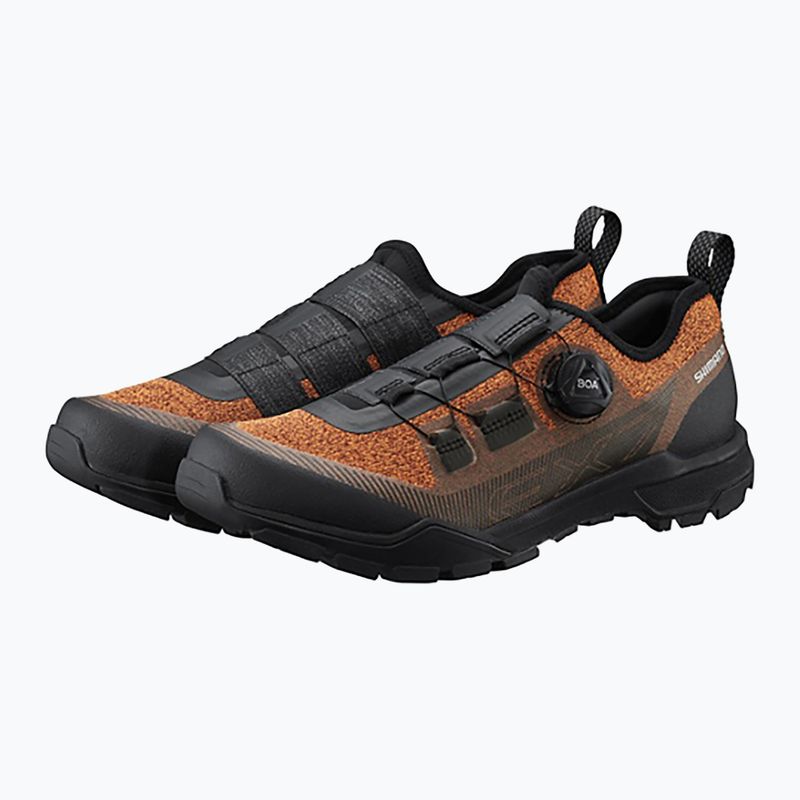 Férfi MTB kerékpáros cipő Shimano SH-EX700 narancssárga 2