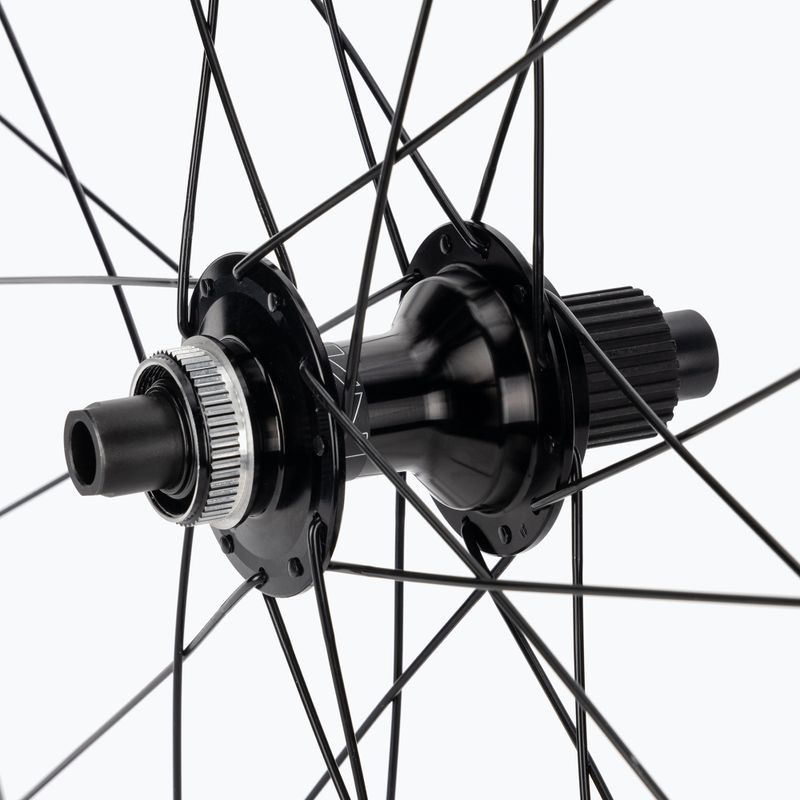 Shimano hátsó kerékpárkerék WH-MT601 fekete 3