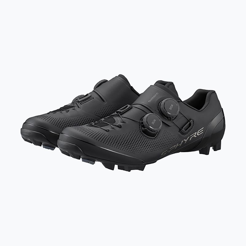 Férfi MTB kerékpáros cipő Shimano SH-XC903 fekete 9
