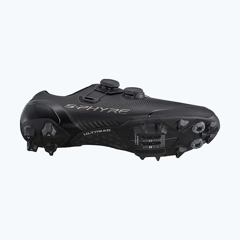 Férfi MTB kerékpáros cipő Shimano SH-XC903 fekete 10