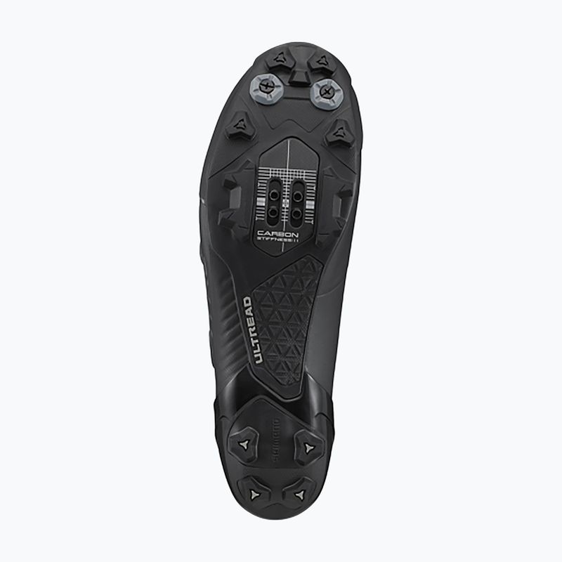 Férfi MTB kerékpáros cipő Shimano SH-XC903 fekete 12