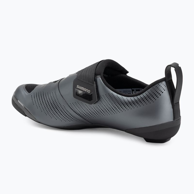 Shimano SH-TR903 matt páncélmetál férfi országúti cipő 3