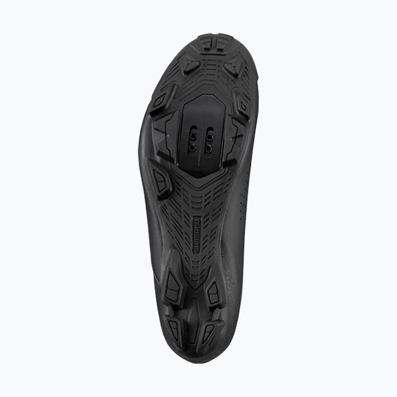 Férfi MTB kerékpáros cipő Shimano SH-XC300 fekete 9