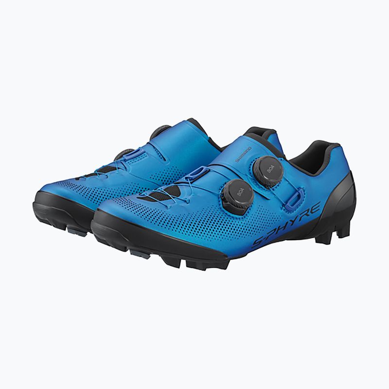 Férfi MTB kerékpáros cipő Shimano SH-XC903 kék 2