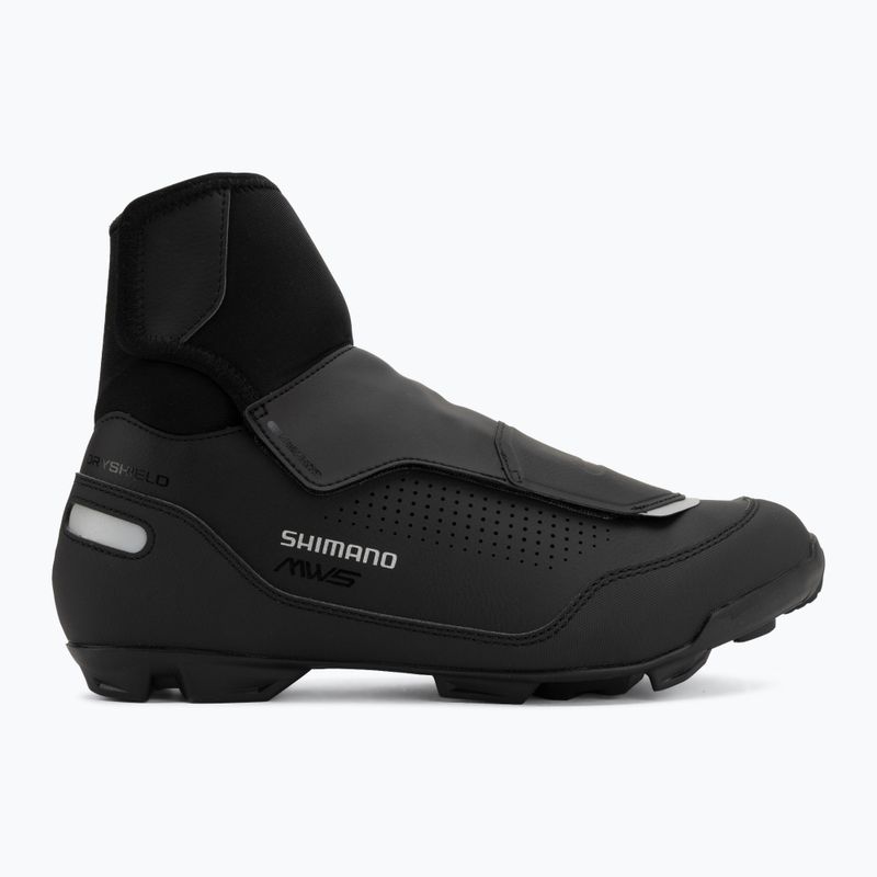 Férfi MTB kerékpáros cipők Shimano SH-MW502 Wide black 2