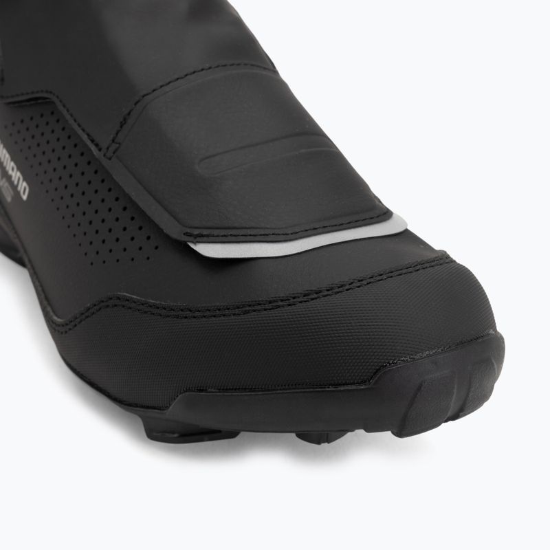 Férfi MTB kerékpáros cipők Shimano SH-MW502 Wide black 7