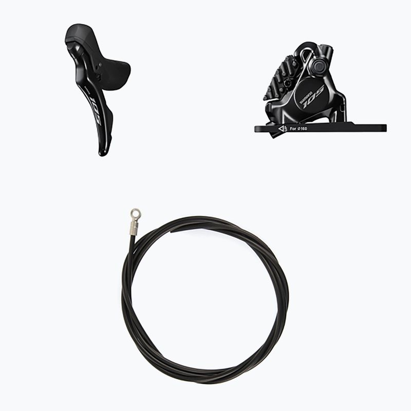 Shimano 105 BR-R7170/ST-R7120 1000/1800mm fekete első fékes kerékpár kormány