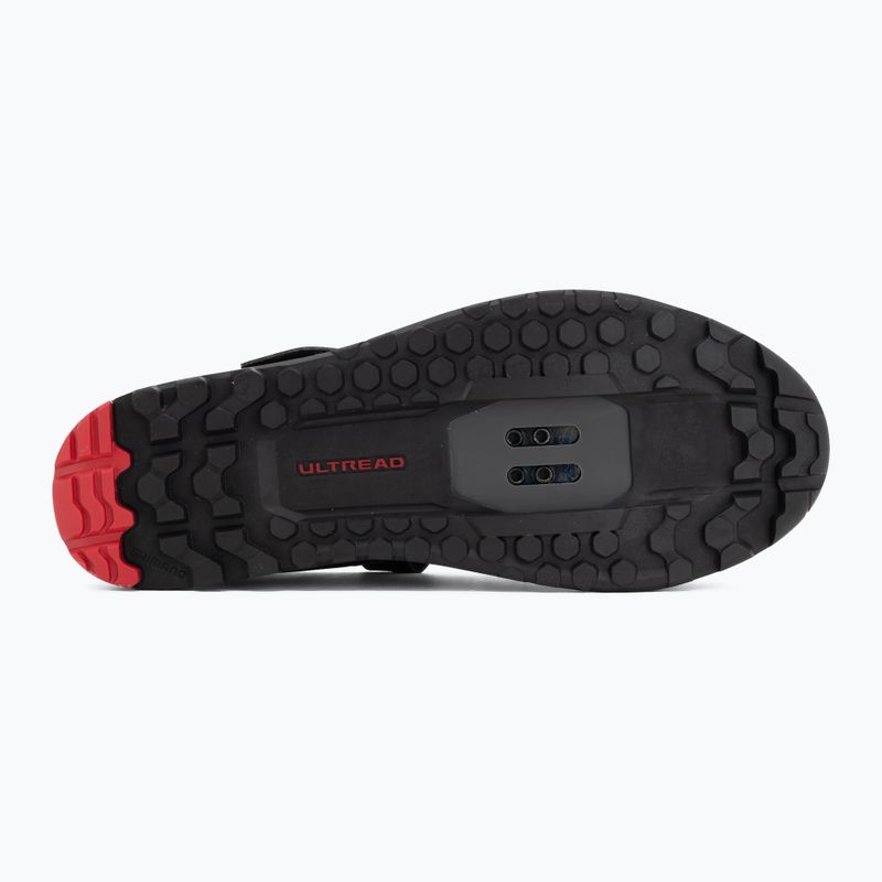 Férfi MTB kerékpáros cipő Shimano SH-GE700 fekete 4