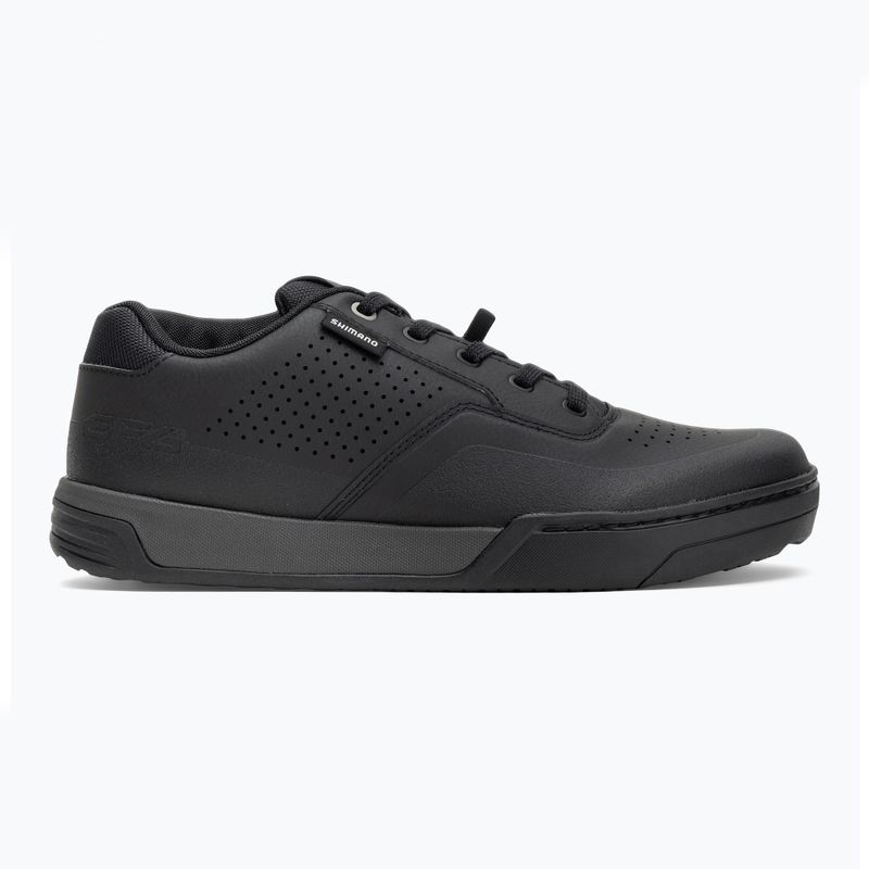 Férfi platform kerékpáros cipő Shimano SH-GF600 fekete 2