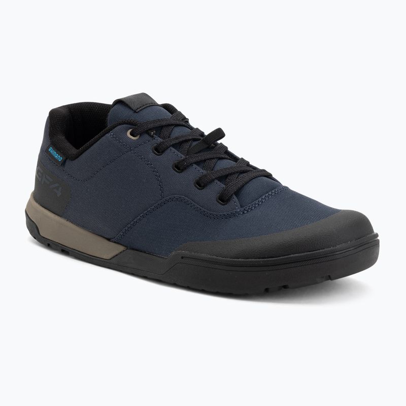 Férfi platform kerékpáros cipő Shimano SH-GF400 dark blue