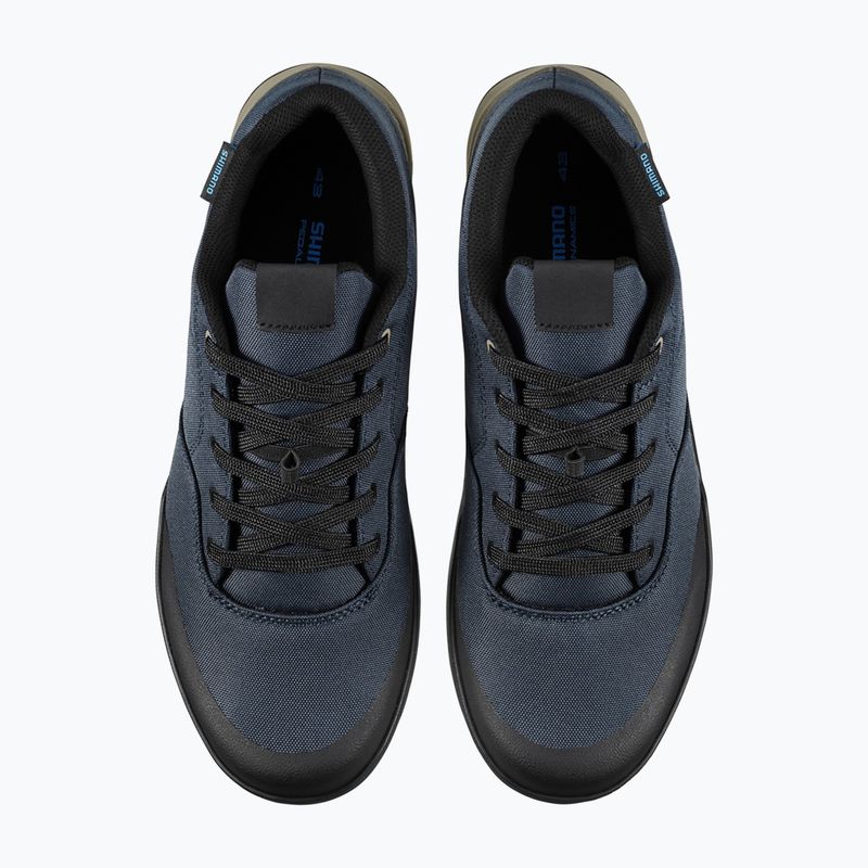 Férfi platform kerékpáros cipő Shimano SH-GF400 dark blue 11