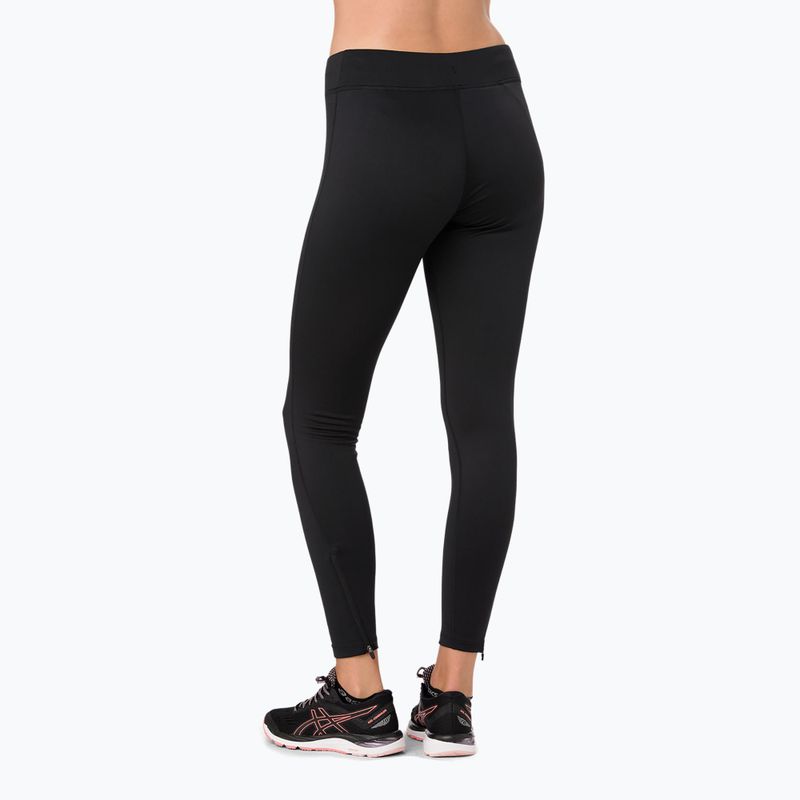 Női futó leggings ASICS Core Winter teljesítmény fekete 2