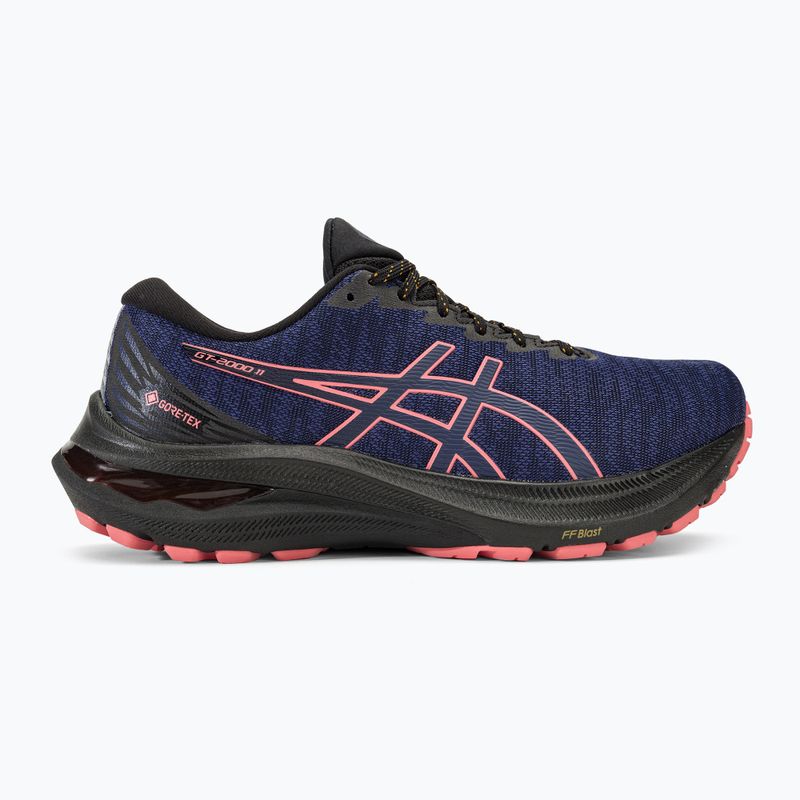 Női futócipő ASICS GT-2000 GTX black/indigo blue 2