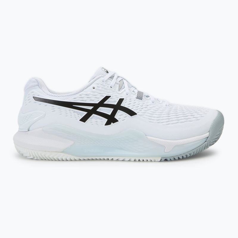 ASICS férfi teniszcipő Gel-Resolution 9 Clay fehér/fekete 2