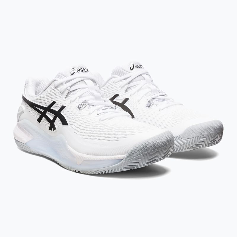 ASICS férfi teniszcipő Gel-Resolution 9 Clay fehér/fekete 10