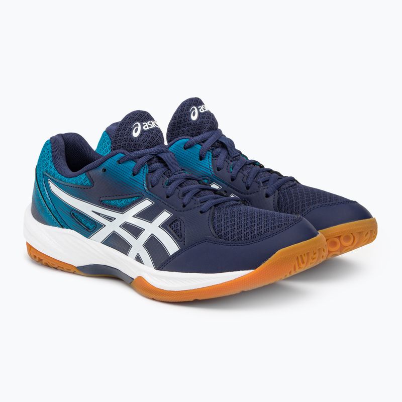 ASICS férfi röplabdacipő Gel-Task 3 kék és tengerészkék 1071A077-401 4