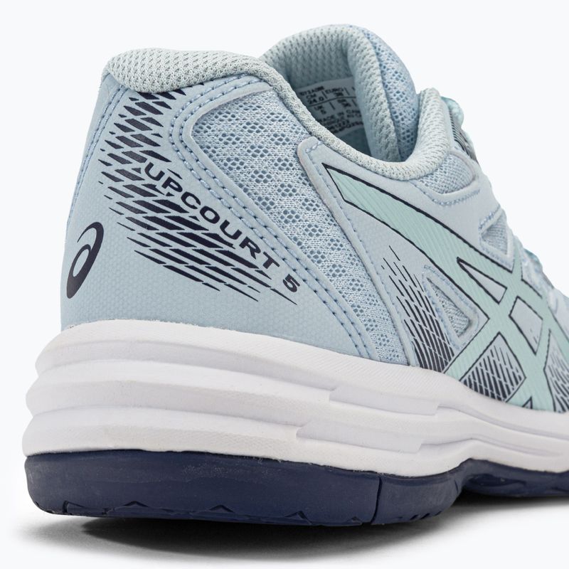 ASICS női röplabda cipő Upcourt 5 kék 1072A088-401 9