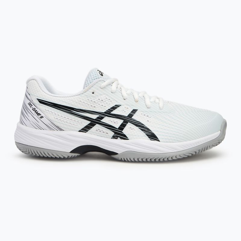 ASICS férfi tenisz cipő Gel-Game 9 Clay/OC fehér/fekete 2