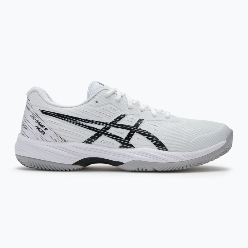 ASICS Gel-Game 9 férfi evezős cipő fehér/fekete 2