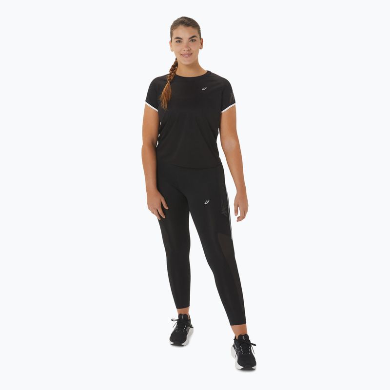 Női futó póló ASICS Icon Top preformance fekete 2