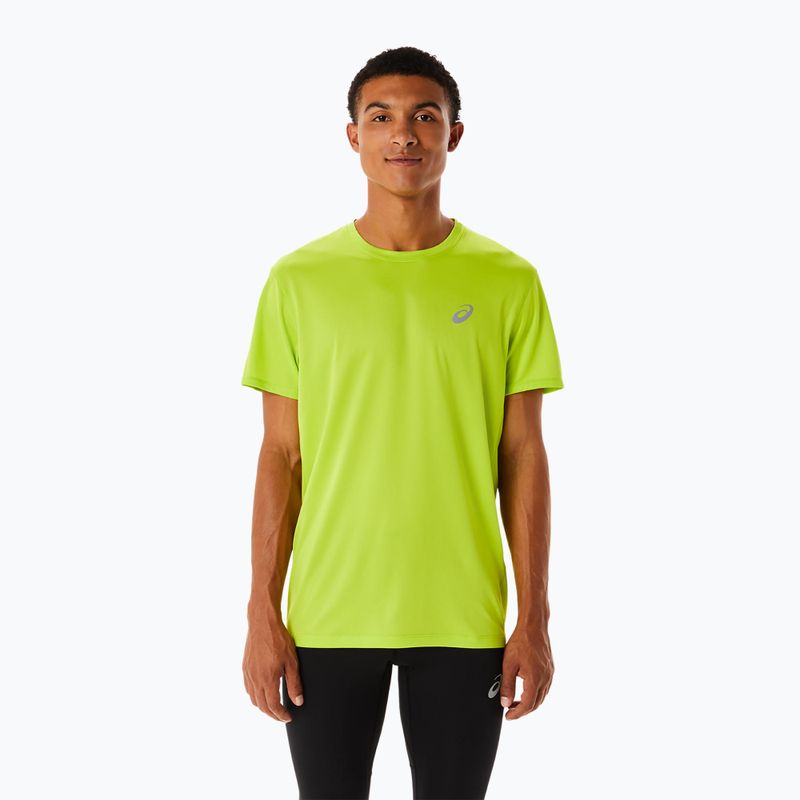 Férfi futópóló ASICS Core Top lime zest