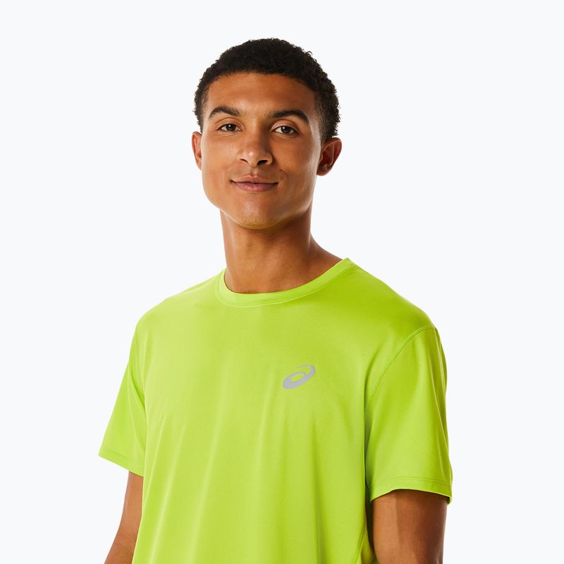 Férfi futópóló ASICS Core Top lime zest 4