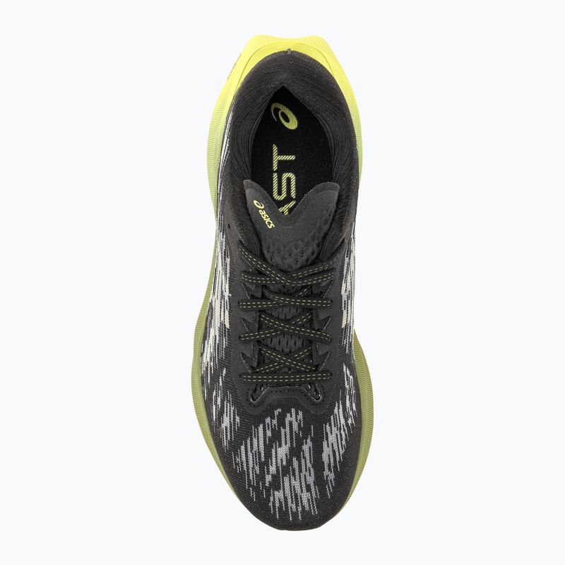 ASICS Novablast 3 fekete/száraz levélzöld férfi futócipő 6