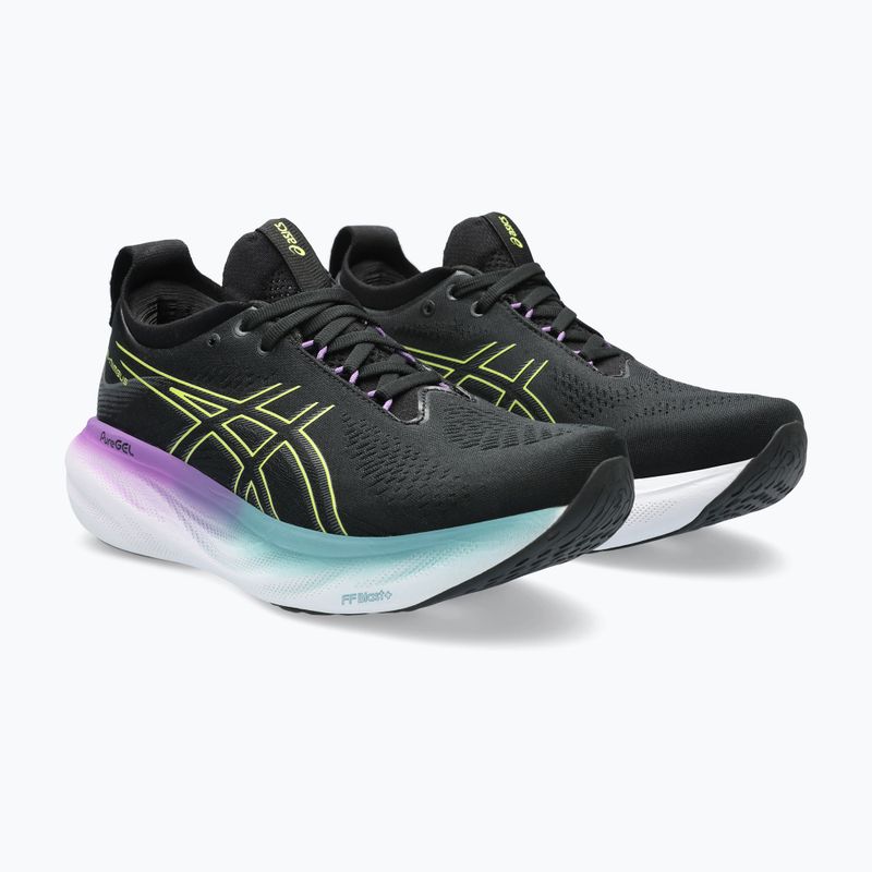 ASICS Gel-Nimbus 25 női futócipő fekete/világítósárga 11