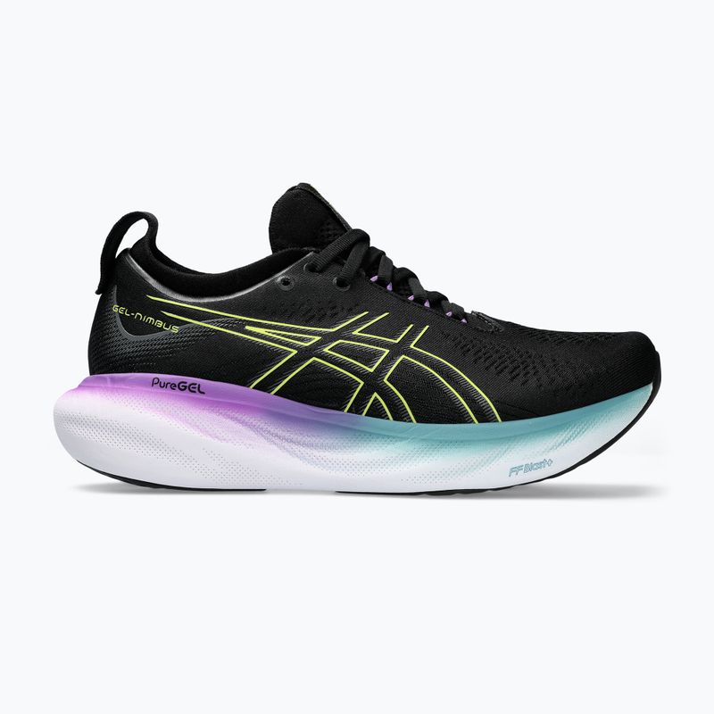 ASICS Gel-Nimbus 25 női futócipő fekete/világítósárga 12