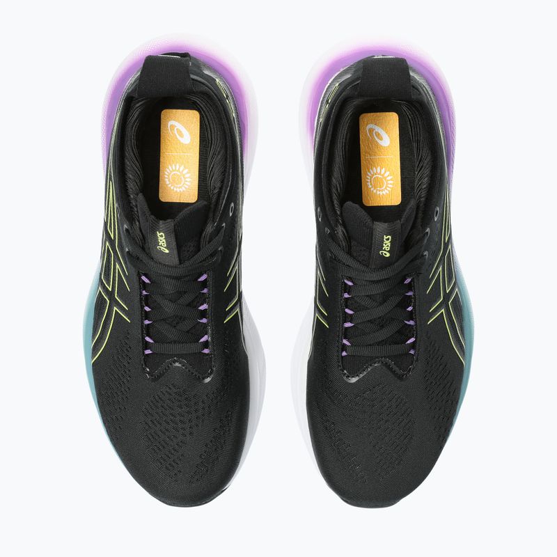 ASICS Gel-Nimbus 25 női futócipő fekete/világítósárga 13