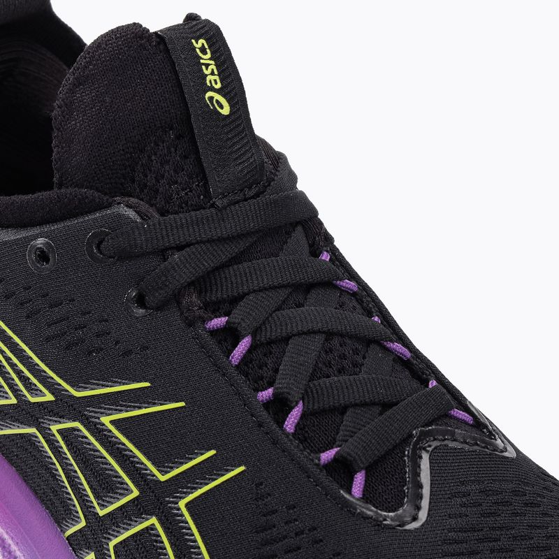 ASICS Gel-Nimbus 25 női futócipő fekete/világítósárga 8