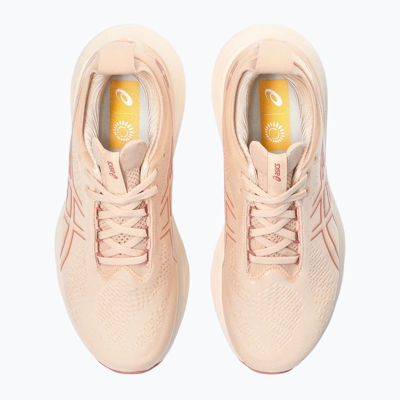 ASICS Gel-Nimbus 25 női futócipő halvány sárgabarack/világos gránátvörös 13