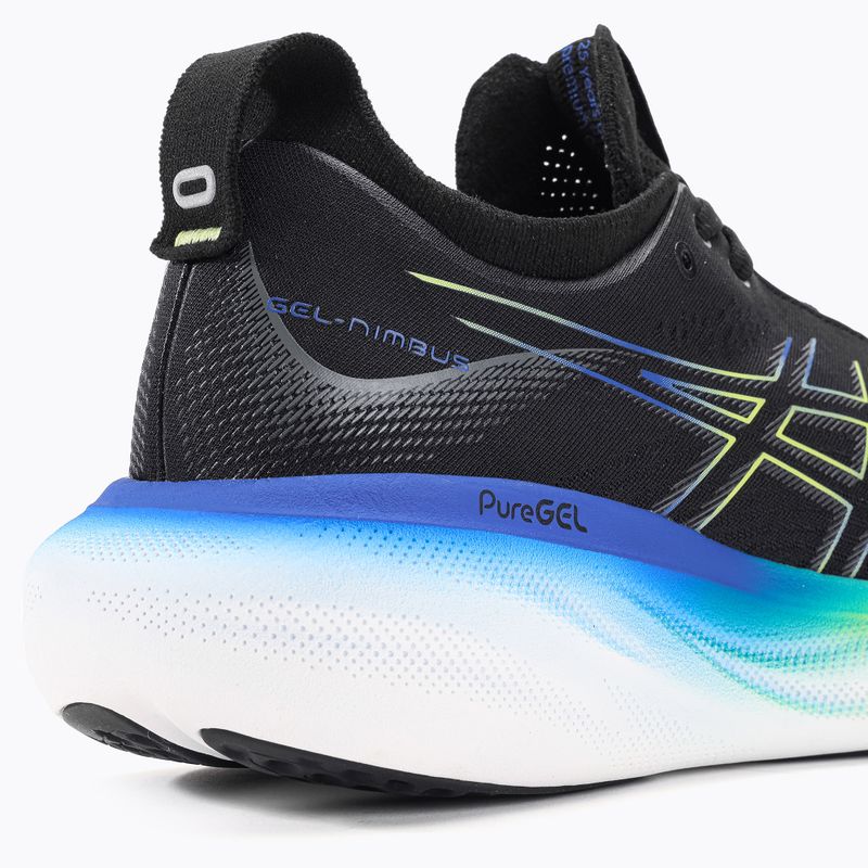 ASICS Gel-Nimbus 25 férfi futócipő fekete/világító sárga 9