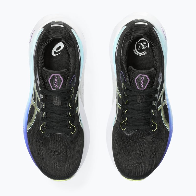 ASICS Gel-Kayano 30 női futócipő fekete/világítósárga 13