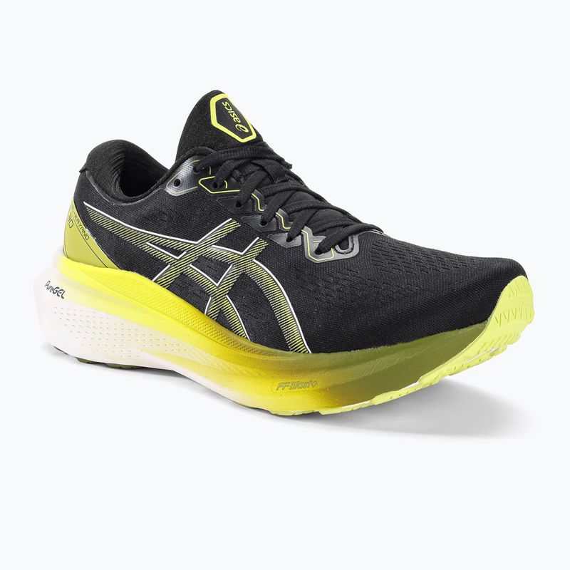 ASICS Gel-Kayano 30 férfi futócipő fekete/világítósárga