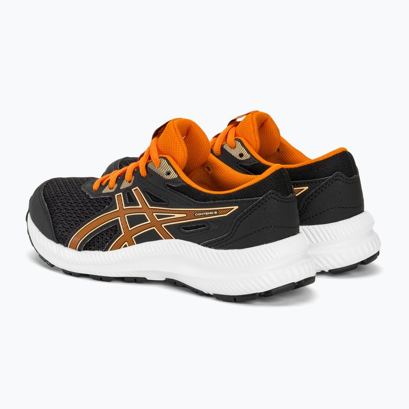 gyermek futócipő ASICS Contend 8 GS black/bright orange 4