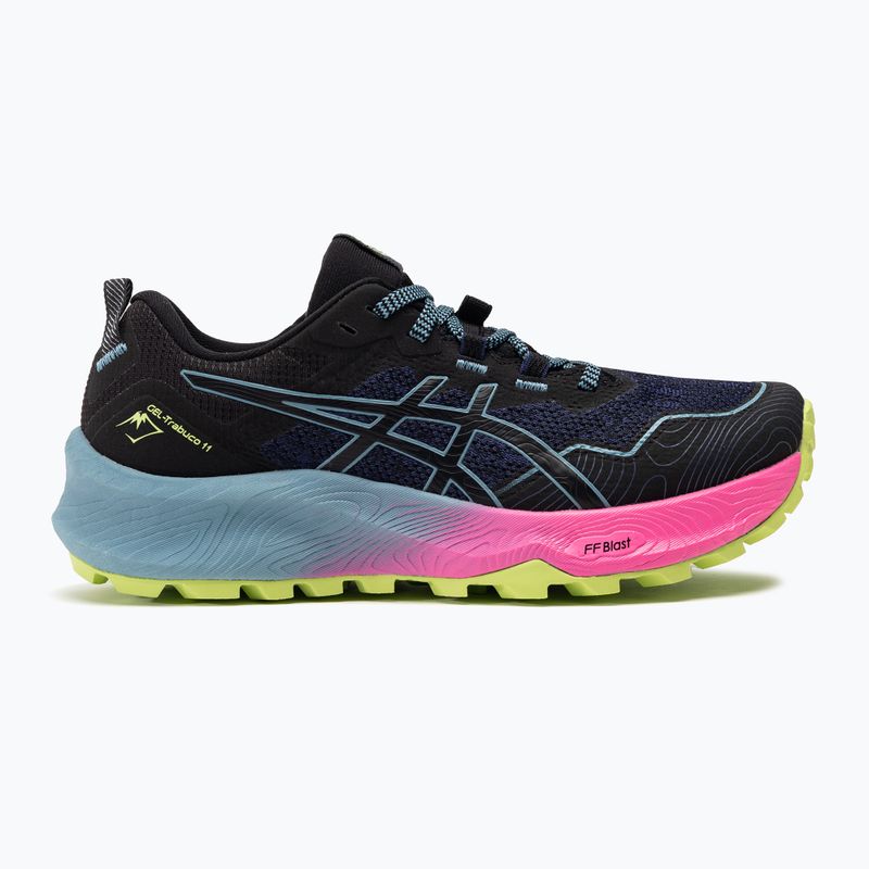 ASICS Gel-Trabuco 11 női futócipő fekete/szürke kék 2