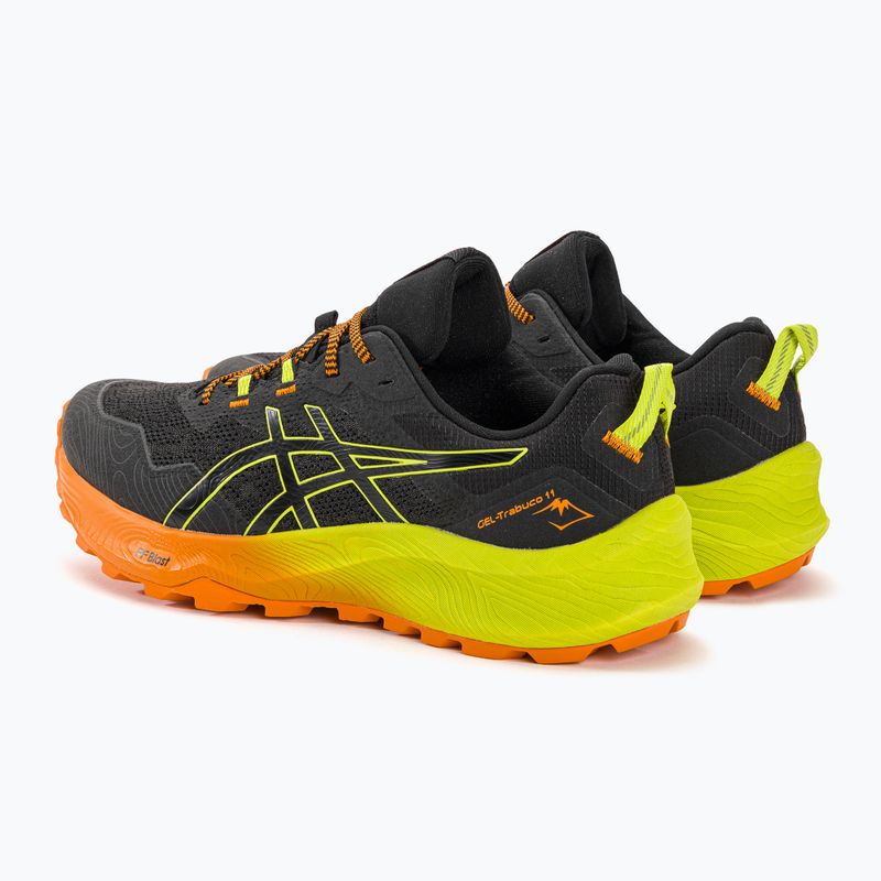 ASICS Gel-Trabuco 11 férfi futócipő fekete/neon lime 3
