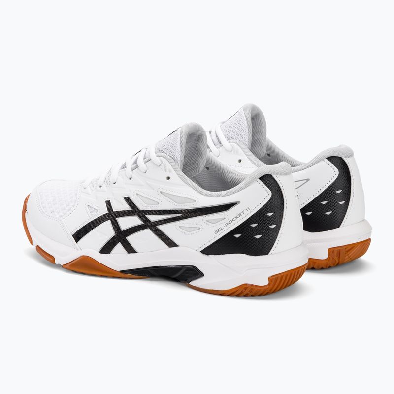 Férfi röplabdacipő ASICS Gel-Rocket 11 black/pure silver 3