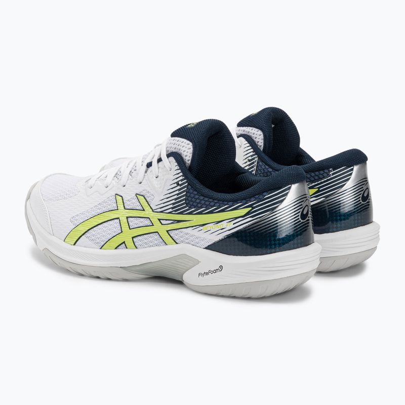 ASICS Beyond FF röplabda cipő fehér / sárga izzó 4