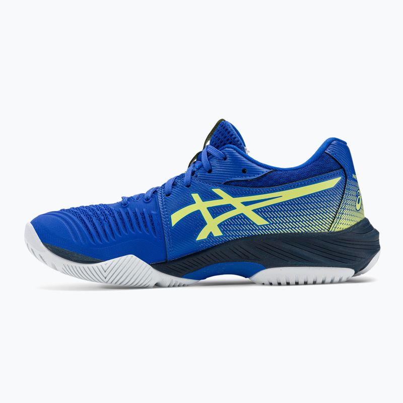 ASICS Netburner Ballistic FF 3 férfi röplabda cipő illúzió kék / sárga izzó 3