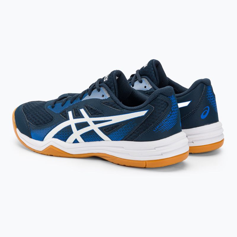 ASICS férfi squash cipő Upcourt 5 francia kék / fehér 4